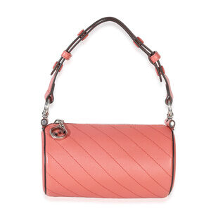 Gucci Pink Diagonal Quilted Calfskin Mini Blondie Barrel Bag